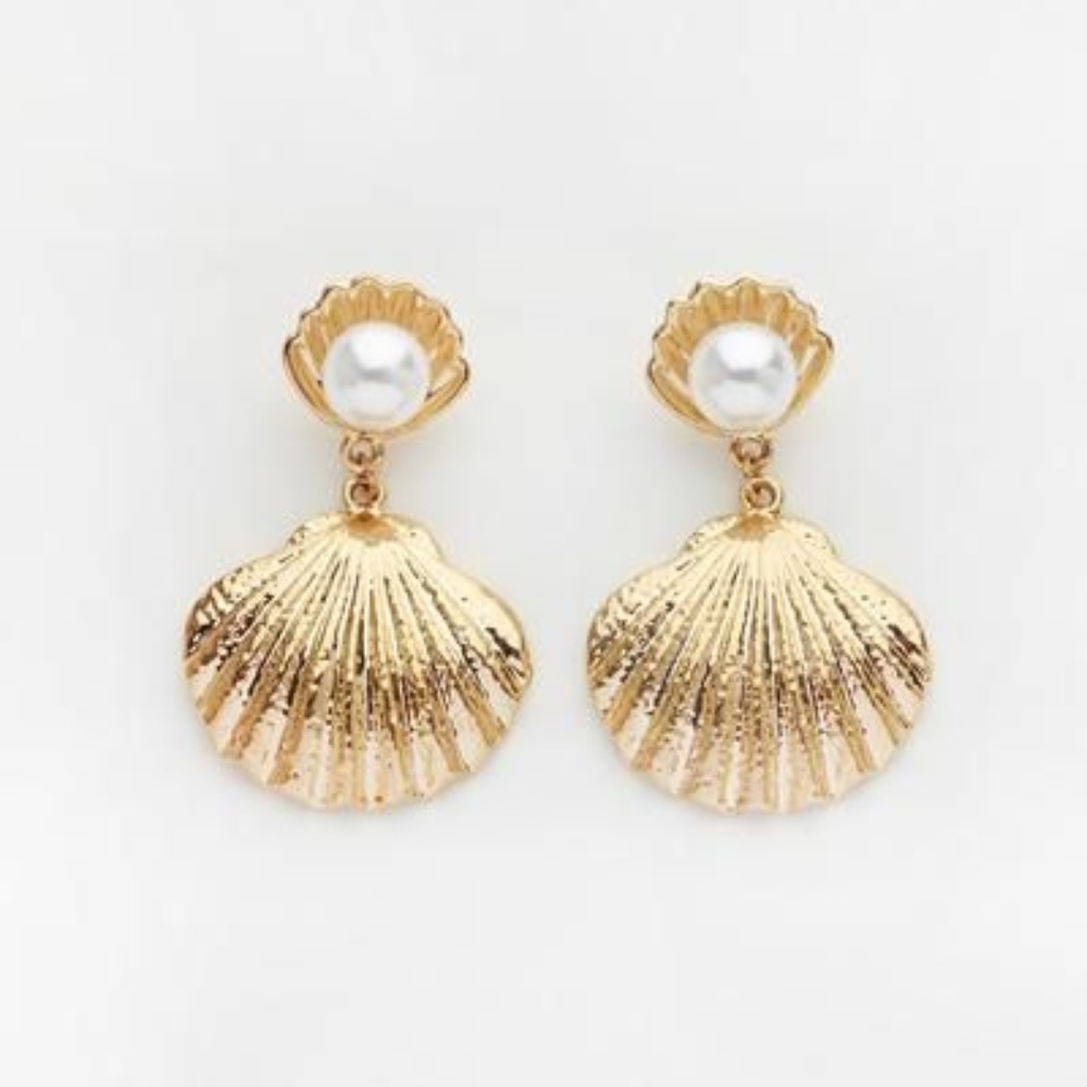 COPY - Fashion Women Pearl Natural Shell Pendant